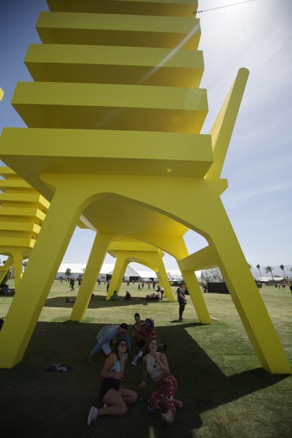 Yellow Chair in the Grass
