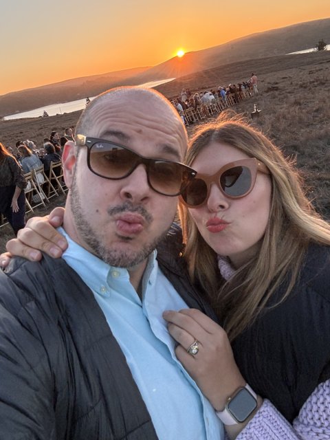 Sundown Selfie at Hog Island