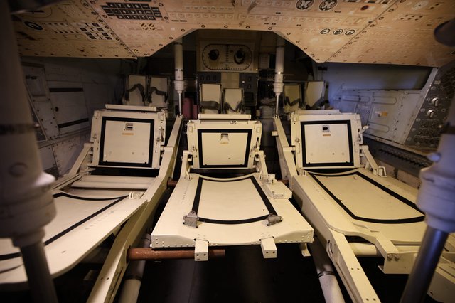 Apollo Command Module Interior Crew Seating