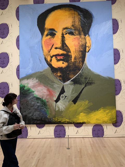 Mao Zedong Painting in San Francisco Museum