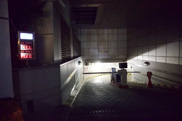 Mysterious Urban Pathway: Parking Tunnel, 2024