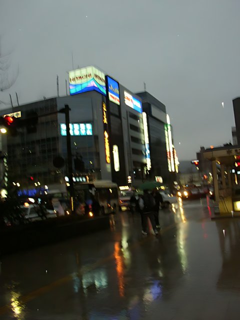 A Busy Night in Kobe's Metropolis