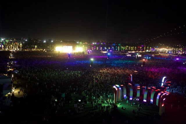 Nighttime Festival Metropolis