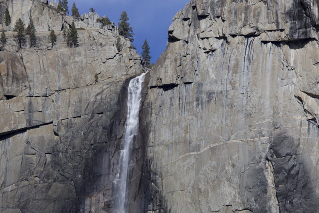 Majestic Waterfall in Yosemite