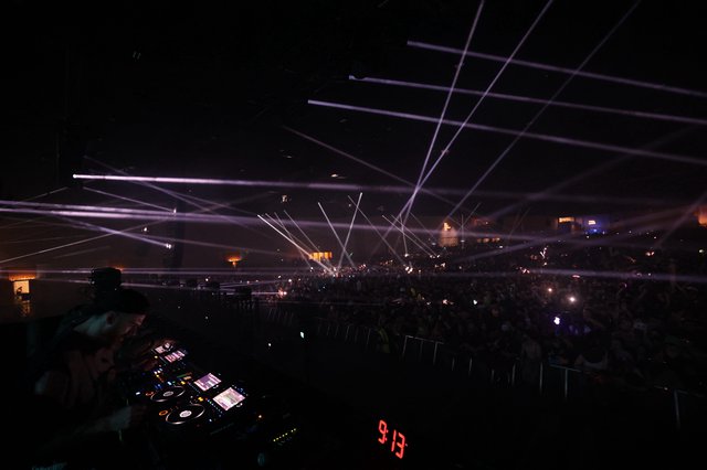 Laser Light Show at Wobbleland 2026 EDM Festival
