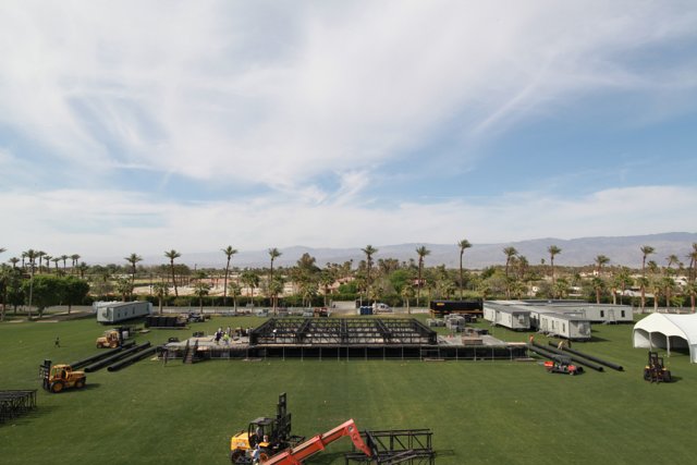 Stage in the Vast Coachella Field