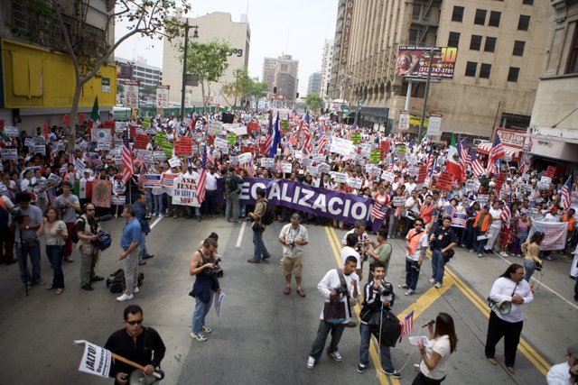 2007 Great American Boycott: A Sea of Protesters