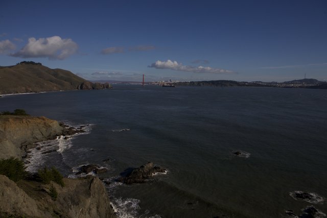 Serene View of the Golden Gate Bridge from Promontory