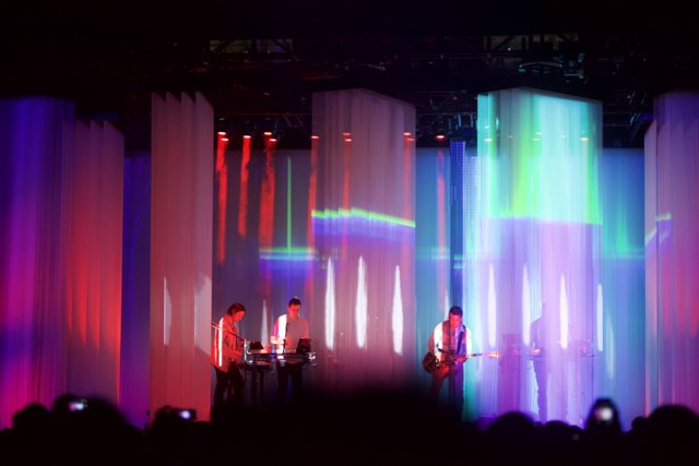 Colorful Curtains Come Alive with the Performance of Trent Reznor and Atticus Ross
