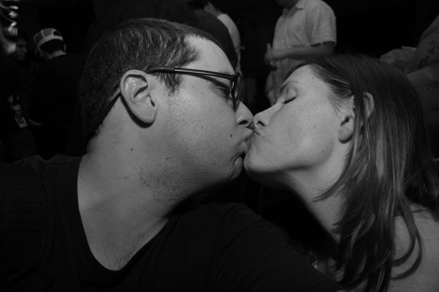 Stolen Kiss in the Dark at Respect Party