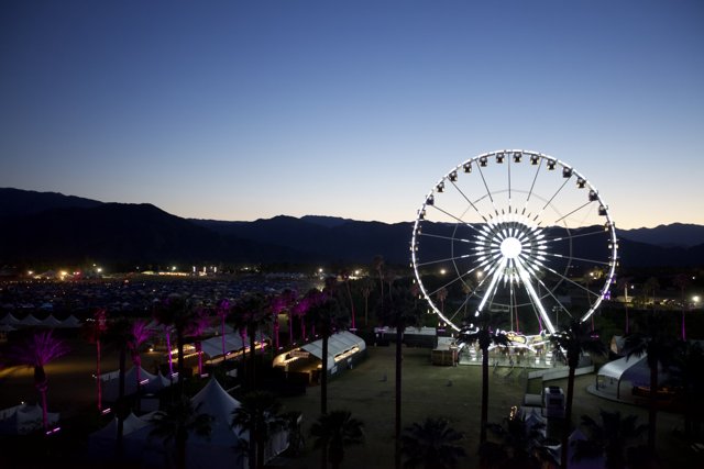 Fun at Coachella: Riding the Ferris Wheel