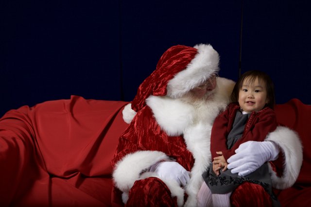 A Festive Moment with Santa