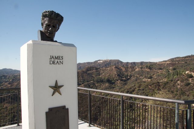James Dean Monument on the Hill
