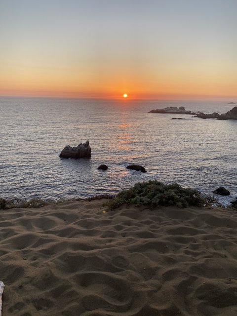 Sunset Scenery at Jenner Beach