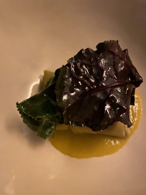 Mustard-Glazed Leafy Greens