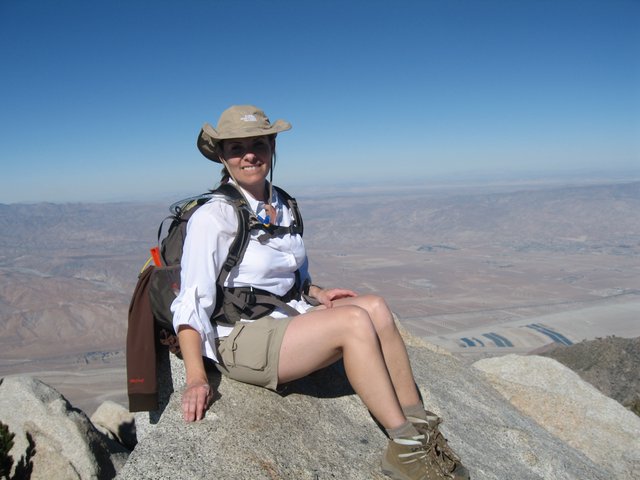 Summit Triumph on San Jacinto Peak Desert Vista