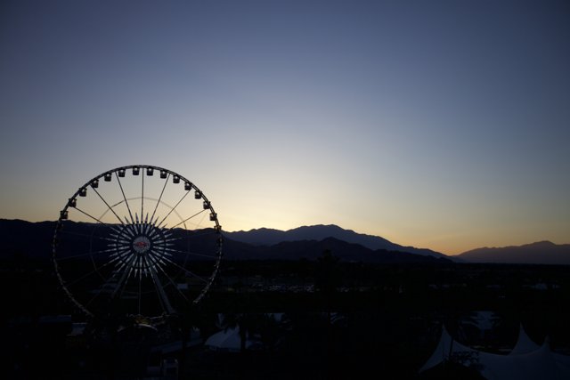 Ferris Wheel at Sunset