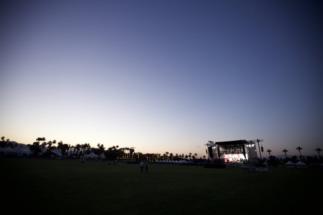 Epic Stage Set-up for Coachella Concert
