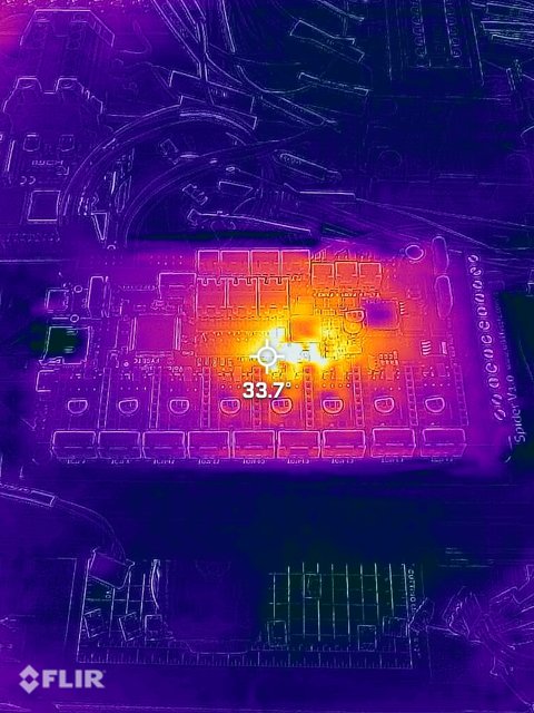 Thermal Imaging of a Building with an Illuminated Sign