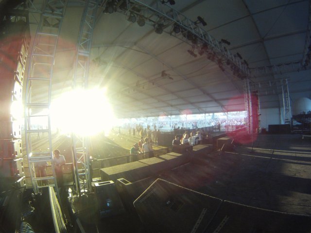 A Sun-kissed Stage