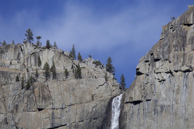 Solid Serenity: Yosemite's Majestic Rock Wall