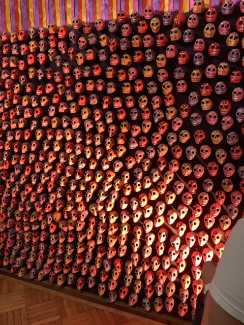 The Vibrant Wall of Masks