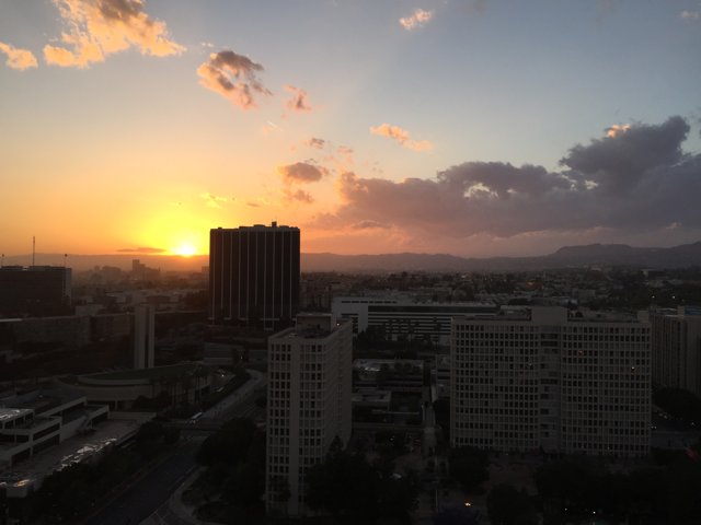 Kabul's Sunset Skyline