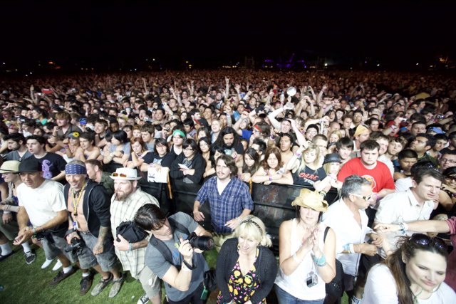 Coachella Saturday Night Crowd