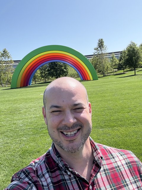 Radiant Smiles Under the Rainbow