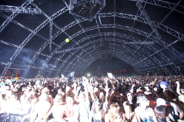 Coachella Concertgoers Get Lost in the Music