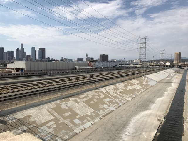 Cityscape from the Railroad Tracks