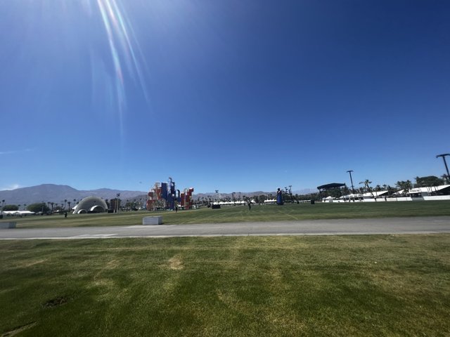 A Bright Day at Empire Polo Club Airport
