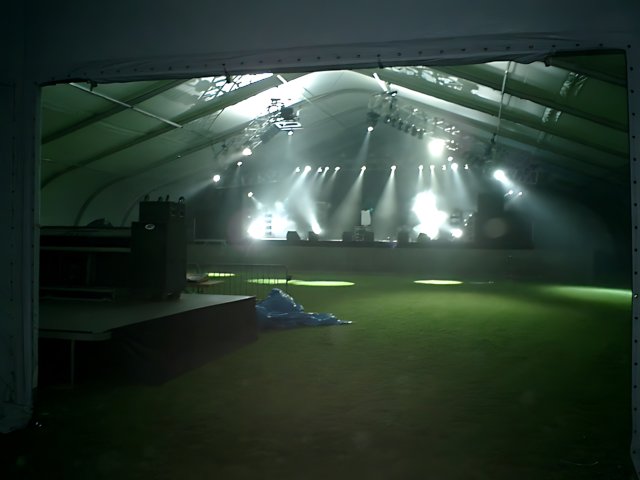 Illuminated Concert Tent