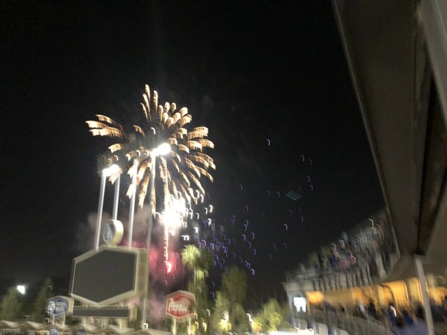 Fireworks in Motion