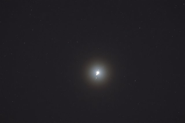 Messier 87 Elliptical Galaxy in Deep Space