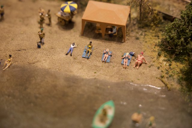 Miniature Summer Retreat at Crocker Model Train Club