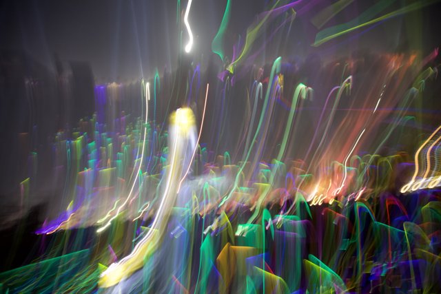 Illuminated Fractal Light Show at Coachella 2011