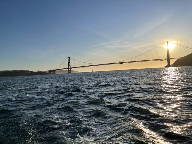 Golden Hour over the San Francisco Bay Bridge