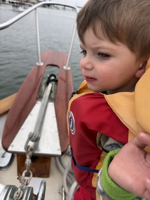 Adventures Afloat: Wesley's Day at Sea