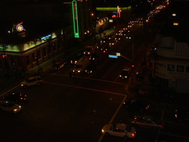 Bustling Metropolis at Night