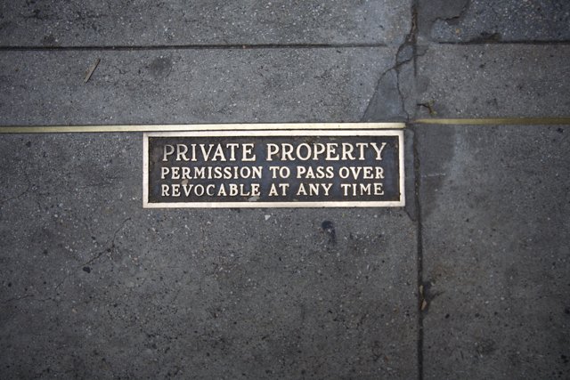 Private Property Warning