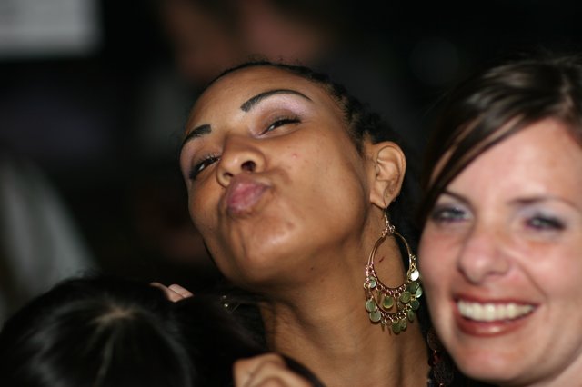 Two Women Laughing at a Nightclub Event 2006