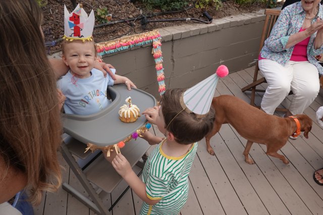 Birthday Joy on the Deck