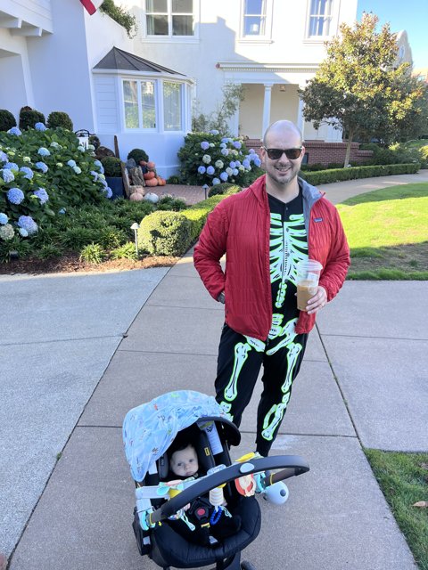 Skeleton and Stroller