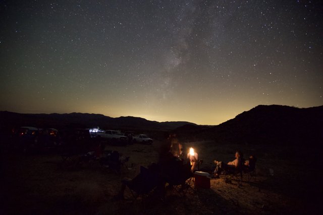 Under the Starry Sky: Campfire Night