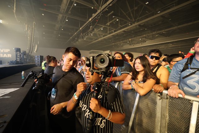Videographer and Crowd at Wobbleland 2026 Festival