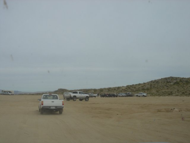 Parked Vehicles in the Desert