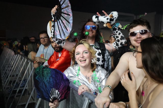 Costumed Festival Crowd Erupts in Joy at Wobbleland