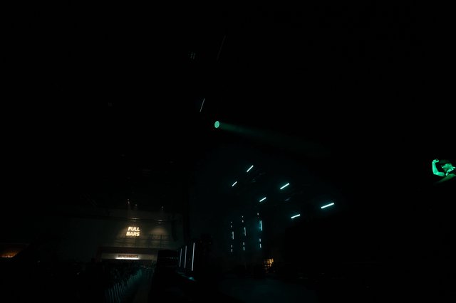 Teal Stage Lights Pierce Darkness at Wobbleland 2026