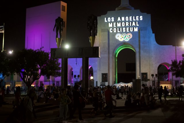 Metropolis Lights Up for LA Olympic Games